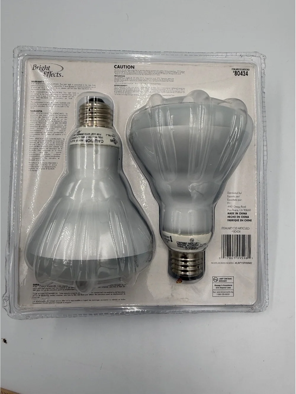 Bright Effects 65W Equivalent Compact Fluorescent Light Bulbs 2-Pack